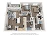 2x2 Floor Plan 2x2 Floor Plan at 1724 Highland, Los Angeles, California